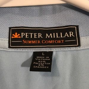 Carolina blue Peter Millar summer comfort Polo